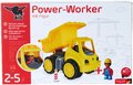 Nákladné auto Power Worker Dumper + Figurine BIG pracovný stroj 33 cm s gumenými kolesami od 2 rokov