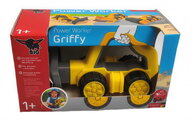 Sada 3 pracovné autíčka do piesku Power Worker Griffy Set BIG bager pluh a cestný valec od 12 mes BIG54853