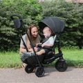 Trojkolka skladacia smarTfold 700 Black 8v1 smarTrike čierna s otočným sklápateľným sedadlom TouchSteering s EVA kolesami od 6 mes