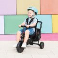 Trojkolka skladacia smarTfold 700 Black 8v1 smarTrike čierna s otočným sklápateľným sedadlom TouchSteering s EVA kolesami od 6 mes