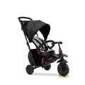 Trojkolka skladacia smarTfold 700 Black 8v1 smarTrike čierna s otočným sklápateľným sedadlom TouchSteering s EVA kolesami od 6 mes
