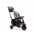 Trojkolka skladacia smarTfold 700 Black 8v1 smarTrike čierna s otočným sklápateľným sedadlom TouchSteering s EVA kolesami od 6 mes