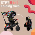 Trojkolka a kočík skladací smarTfold STR7 Kelly Anna Imagine smarTrike so sklápateľným sedadlom Touch Steering ovládanie s EVA kolesami od 6 mes