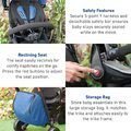 Trojkolka skladacia smarTfold 700 Blue 8v1 smarTrike modrá s otočným sklápateľným sedadlom TouchSteering s EVA kolesami od 6 mes