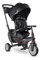 Trojkolka a kočík skladacia STR7 Urban 7v1 smarTrike čierna so sklápateľným sedadlom TouchSteering s EVA kolesami od 6 mes