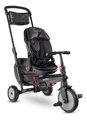 Trojkolka a kočík skladacia STR7 Urban 7v1 smarTrike čierna so sklápateľným sedadlom TouchSteering s EVA kolesami od 6 mes