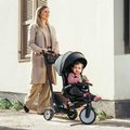 Trojkolka a kočík skladacia STR7 Urban 7v1 smarTrike čierna so sklápateľným sedadlom TouchSteering s EVA kolesami od 6 mes