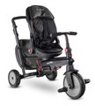 Trojkolka a kočík skladacia STR7 Urban 7v1 smarTrike čierna so sklápateľným sedadlom TouchSteering s EVA kolesami od 6 mes
