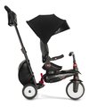 Trojkolka a kočík skladacia STR7 Urban 7v1 smarTrike čierna so sklápateľným sedadlom TouchSteering s EVA kolesami od 6 mes