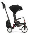 Trojkolka a kočík skladacia STR7 Urban 7v1 smarTrike čierna so sklápateľným sedadlom TouchSteering s EVA kolesami od 6 mes