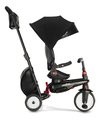 Trojkolka a kočík skladacia STR7 Urban 7v1 smarTrike čierna so sklápateľným sedadlom TouchSteering s EVA kolesami od 6 mes