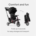 Trojkolka a kočík skladacia STR7 Urban 7v1 smarTrike čierna so sklápateľným sedadlom TouchSteering s EVA kolesami od 6 mes