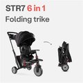Trojkolka a kočík skladacia STR7 Urban 7v1 smarTrike čierna so sklápateľným sedadlom TouchSteering s EVA kolesami od 6 mes
