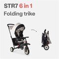 Trojkolka a kočík skladacia STR7J Warm Grey 7v1 smarTrike šedá so sklápateľným sedadlom Touch Steering s EVA kolesami od 6 mes