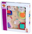 Drevené vkladacie puzzle Friends Figures Puzzle Eichhorn 8 dielikov so základňou od 12 mes EH5511
