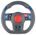 Interaktívny volant s modrými LED svetlami Rescue Sound Wheel BIG s klaksónom 8 zvukov k odrážadlám Classic&Next&Neo a traktorom BIG od 12 mes