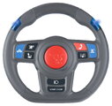 Interaktívny volant s modrými LED svetlami Rescue Sound Wheel BIG s klaksónom 8 zvukov k odrážadlám Classic&Next&Neo a traktorom BIG od 12 mes
