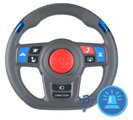 Interaktívny volant s modrými LED svetlami Rescue Sound Wheel BIG s klaksónom 8 zvukov k odrážadlám Classic&Next&Neo a traktorom BIG od 12 mes
