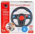 Interaktívny volant s modrými LED svetlami Rescue Sound Wheel BIG s klaksónom 8 zvukov k odrážadlám Classic&Next&Neo a traktorom BIG od 12 mes