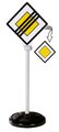 Dopravné značky na ihrisko Traffic Signs BIG 3 druhy s 5 symbolmi výška 69 cm