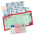 Značka s menom a vodičský preukaz Bobby Car My Own Plate BIG s osvedčením o registrácii a nálepkami od 12 mes