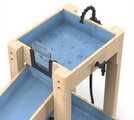 Vodná dráha s priehradou a vodopádom AquaFlow Water Track 200 Exit Toys s nastaviteľnou výškou a ručná pumpa s nádržou ET55502000