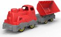 Nákladný vlak Mini Train With Wagon Power Worker BIG s vyklápateľným vozňom dĺžka 45 cm červený od 24 mes