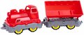 Nákladný vlak Mini Train With Wagon Power Worker BIG s vyklápateľným vozňom dĺžka 45 cm červený od 24 mes