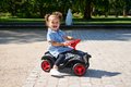 Odrážadlo auto Bobby Car Classic Little Rocker BIG čierne s klaksónom a rockovými nálepkami od 12 mes
