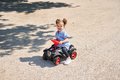 Odrážadlo auto Bobby Car Classic Little Rocker BIG čierne s klaksónom a rockovými nálepkami od 12 mes