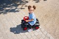 Odrážadlo auto Bobby Car Classic Little Rocker BIG čierne s klaksónom a rockovými nálepkami od 12 mes