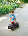 Odrážadlo auto Bobby Car Classic GT BIG čierne so športovými nálepkami a klaksónom od 12 mes