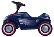 Odrážadlo auto s pretekárskym číslom Bobby Car Neo RS Blue BIG modré s klaksónom a tichými gumenými kolesami od 12 mes