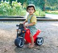 Odrážadlo motorka Sport Balance Bike Red BIG so zvukom široké dvojité gumené kolesá červené od 18 mes