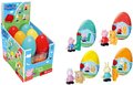 Stavebnica Peppa Pig Funny Eggs PlayBig Bloxx BIG vo vajíčku - so sovou od 18 mes