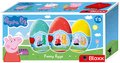 Stavebnica Peppa Pig Funny Eggs XL PlayBig Bloxx BIG vo vajíčku s figúrkami - sada 3 druhov od 1,5-5 rokov