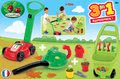 Kosačka a vysávač na lístie Écoiffier s vozíkom Jardin&Saisons 3v1 od 18 mes