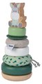 Drevená skladacia veža Baby HIPP Stacking Tower Eichhorn 8 dielov výška 19 cm od 12 mes
