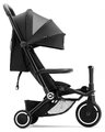 Trojkolka a kočík cestovná Traveler Black 4v1 smarTrike so 160° polohovateľným sedadlom a slnečnou clonou rozšíriteľná od 6 mes