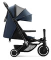 Trojkolka a kočík cestovná Traveler Blue 4v1 smarTrike so 160° polohovateľným sedadlom a slnečnou clonou rozšíriteľná  od 6 mes