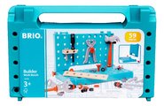 Pracovný stolík s náradím Builder Work Bench BRIO s montážnymi otvormi 59 dielov od 3 rokov BRIO5964