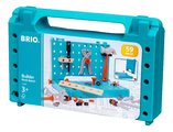 Pracovný stolík s náradím Builder Work Bench BRIO s montážnymi otvormi 59 dielov od 3 rokov BRIO5964