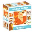 Rozprávkové kocky Lesné zvieratká Dohány 4 diely od 24 mes