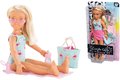 Bábika Valentine Beach Set Corolle Girls s blond vlasmi 28 cm 5 doplnkov od 4 rokov