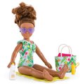 Bábika Mélody Beach Set Corolle Girls s dlhými hnedými vlasmi 28 cm 5 doplnkov od 4 rokov