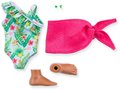 Bábika Mélody Beach Set Corolle Girls s dlhými hnedými vlasmi 28 cm 5 doplnkov od 4 rokov