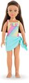 Bábika Luna Beach Set Corolle Girls s dlhými hnedými vlasmi 28 cm 5 doplnkov od 4 rokov