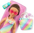 Bábika Luna Beach Set Corolle Girls s dlhými hnedými vlasmi 28 cm 5 doplnkov od 4 rokov