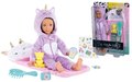 Bábika Luna Pyjama Party Set Corolle Girls s dlhými hnedými vlasmi 28 cm 7 doplnkov od 4 rokov