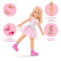 Bábika Valentine Ballerina Set Girls Corolle s blond vlasmi 28 cm 4 doplnky od 4 rokov